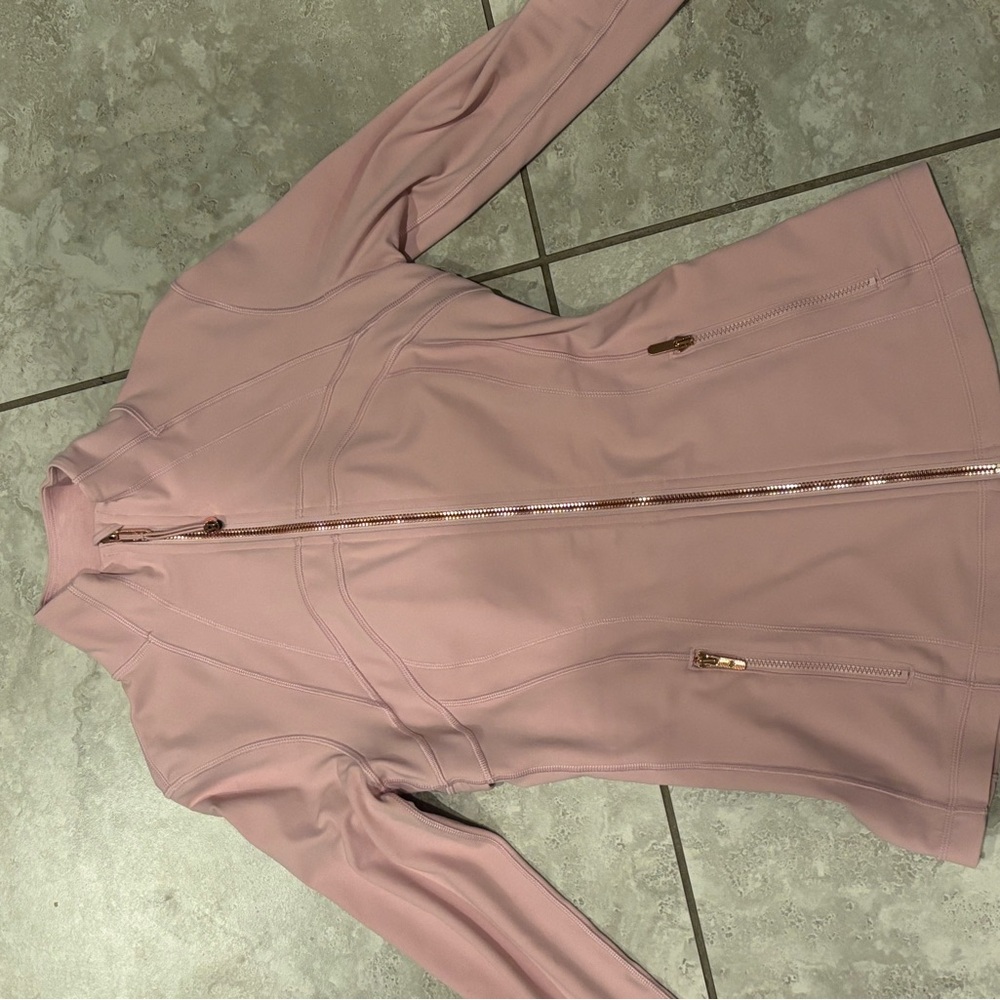 Pink lululemon define Zip-Up Jacket